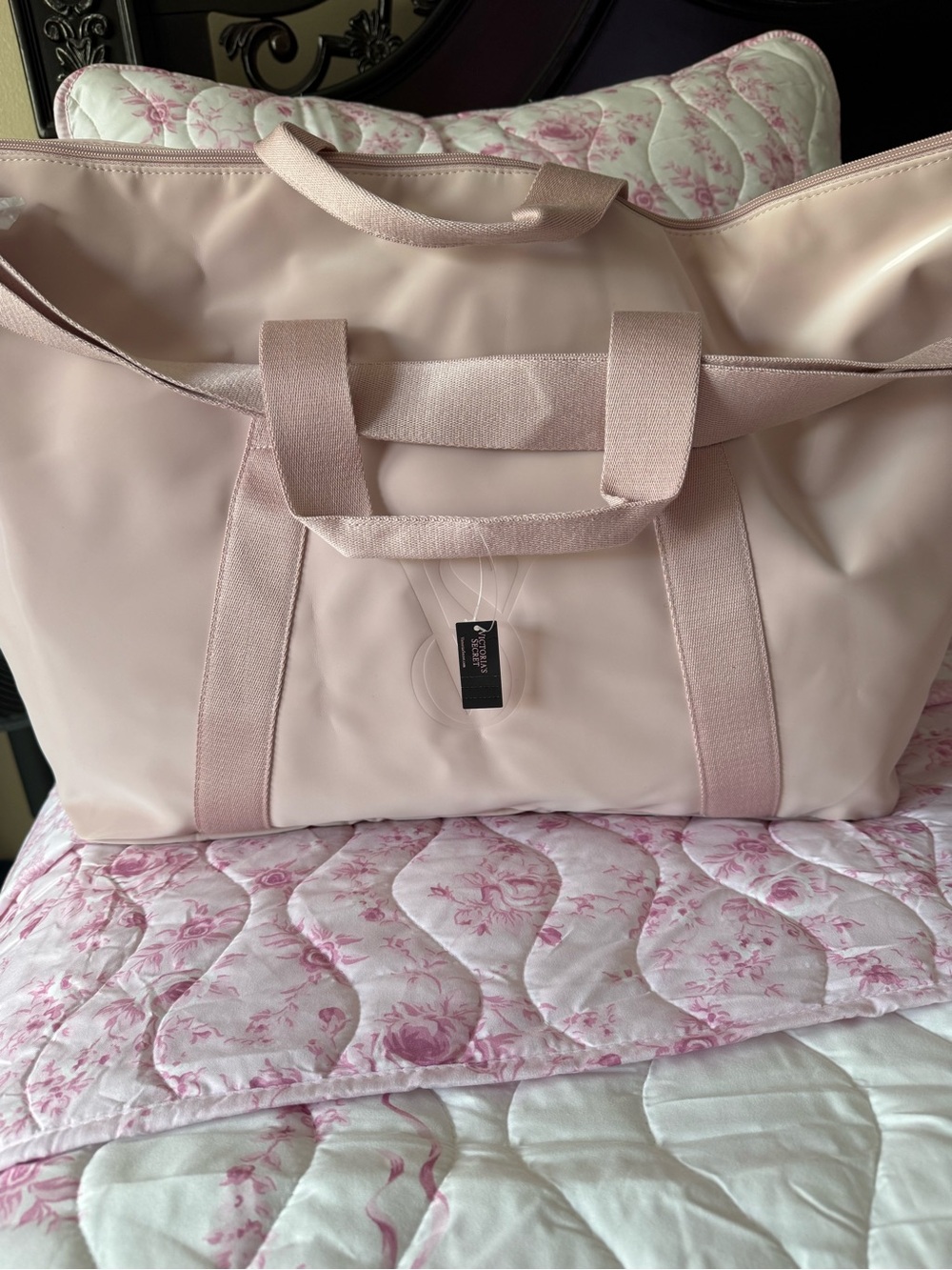 Victoria's Secret Blush Pink Large Tote Bag
